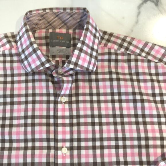 Thomas Dean Button Up Sz. L - Picture 3 of 4